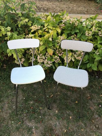 Petite chaise en formica totalement revisitée – Image 5