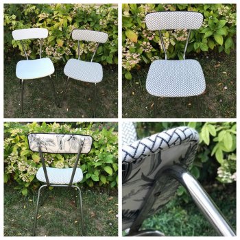 Petite chaise en formica totalement revisitée – Image 3
