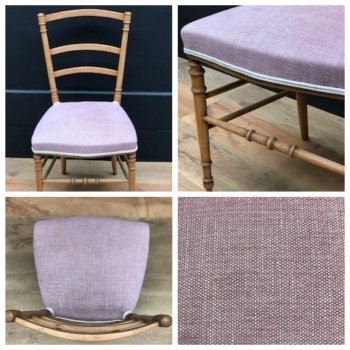 Chaise Anglaise rose